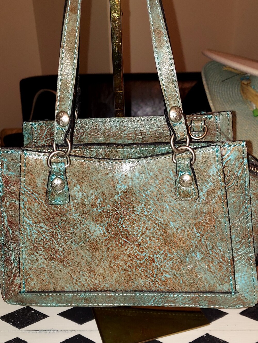 Patricia Nash -@ Tooled Leather Bag - - Picture 4 of 8